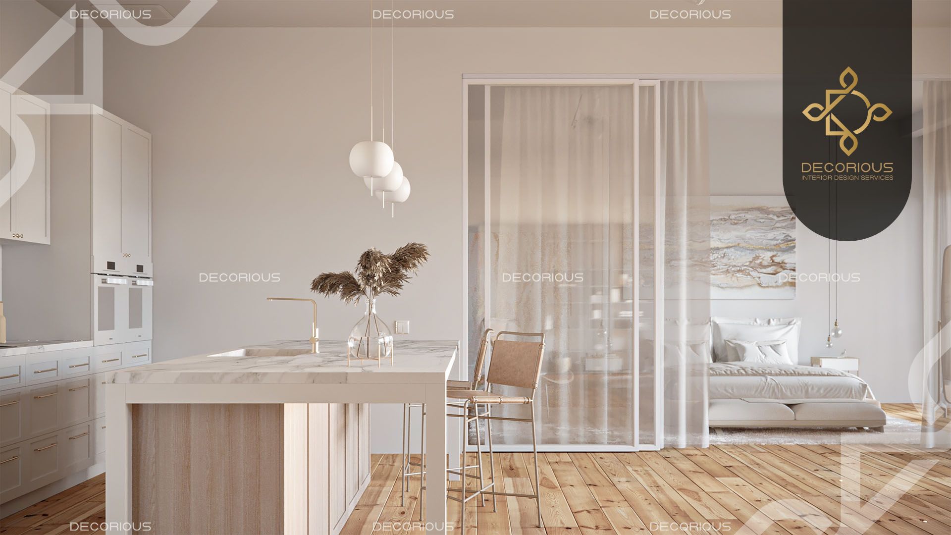 الاتجاهات الشائعة في تصميم المطبخ وغرفة النوم لعام 2022