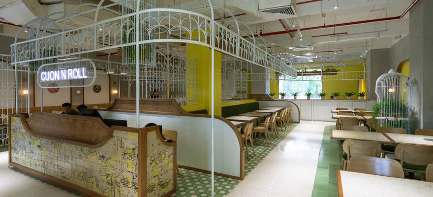 مشروع تصميم مطعم في فيتنام