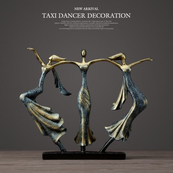 تمثال الفتيات الاوروبيات الراقصات ديكور و اكسسوارات