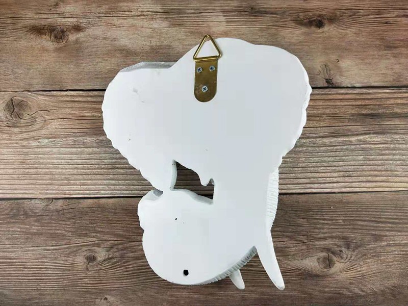 Simulation Mother And Child Elephants Head Decor Wall Hanging Living Room Animal Head Wall Sculpture For Decoration escultura