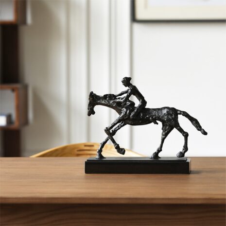 تمثال اكسسوار صور حصان مع فارس اكسسوارات منزلية