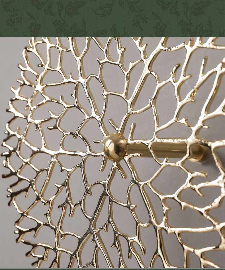 Nordic Creative Wall Hanging Iron Golden Branch Wall Decoration Living Room Home Sofa Background Home Decoration Accessories
