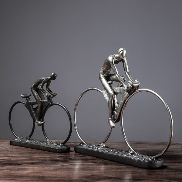 تمثال اكسسوار الدراجة الهوائية الاوروبية اكسسوارات منزلية