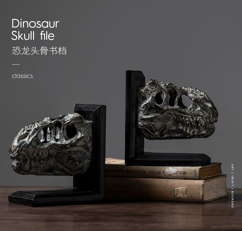 Dinosaur Statues Africa Home Decor Skull For Decoration Resin Animal Skull Skeleton Abstract Sculptures Carving Fossil Statue