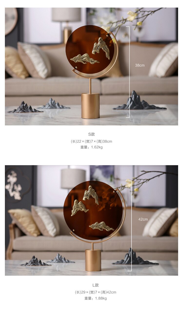 New Chinese Style Xiangyun Zen Ornaments Living Room Creative Decoration New Home Relocation Gifts Home Decoration Crafts