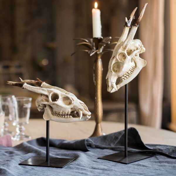 تمثال اكسسوار عظام الجمجمة اكسسوارات منزلية