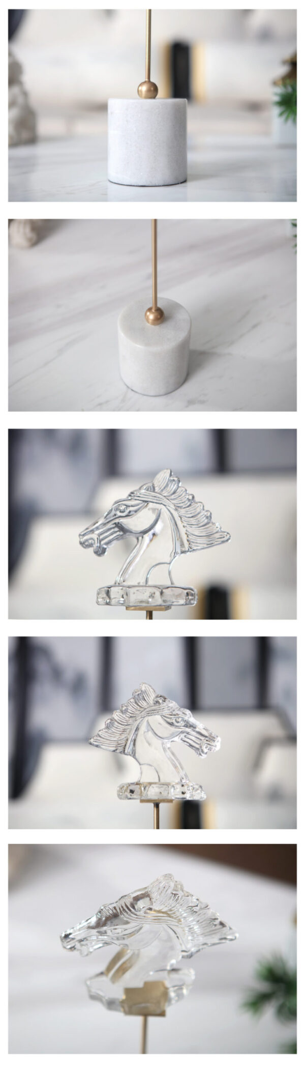 تمثال رأس الحصان العربي اكسسوارات منزلية