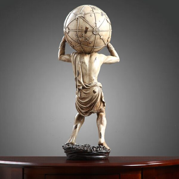 اكسسوار تمثال حامل الكرة الذهبية اكسسوارات منزلية