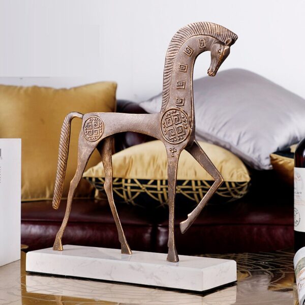 تمثال اكسسوار الخيل العربي للمجالس اكسسوارات منزلية
