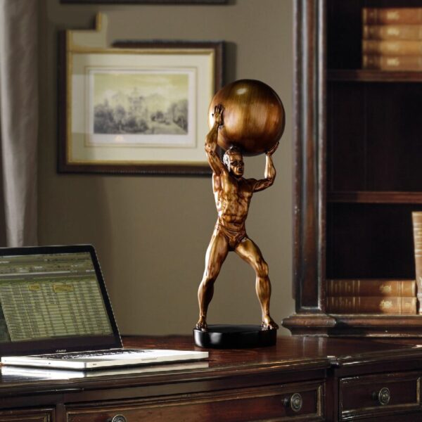 تمثال اكسسوار الرجل حامل الكرة اكسسوارات منزلية