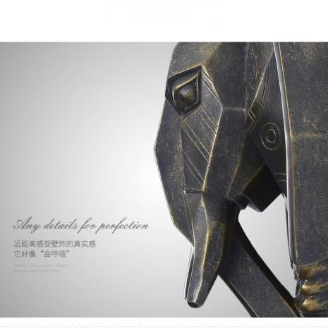 تمثال اكسسوار الفيل الازرق 2 اكسسوارات جدارية