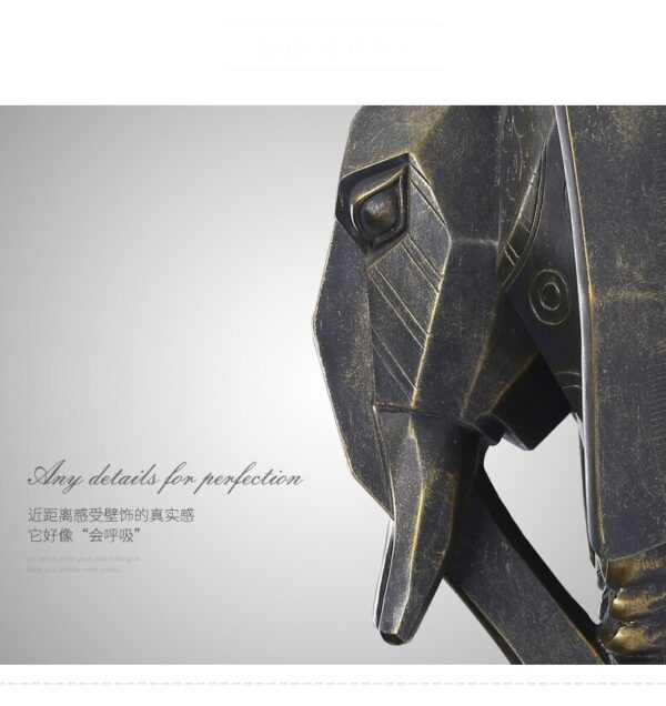 تمثال اكسسوار الفيل الازرق 2 اكسسوارات جدارية