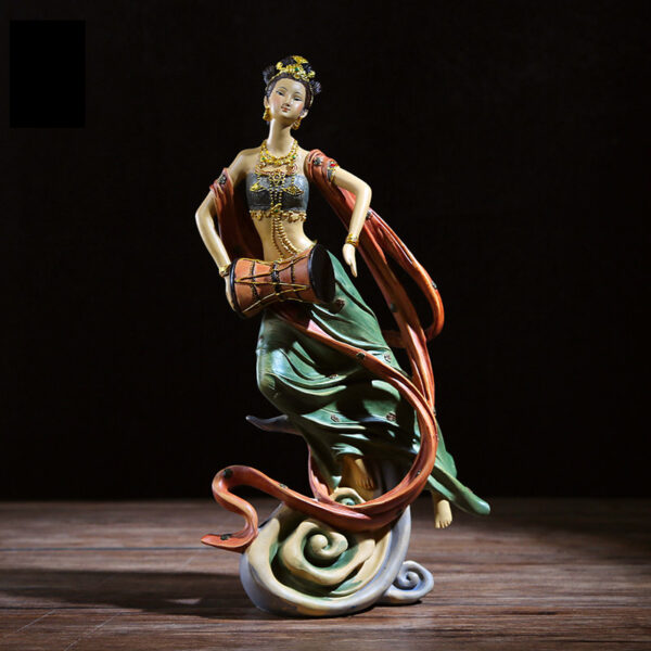 تمثال المرأة العازفة الصينية التقليدية ديكور و اكسسوارات