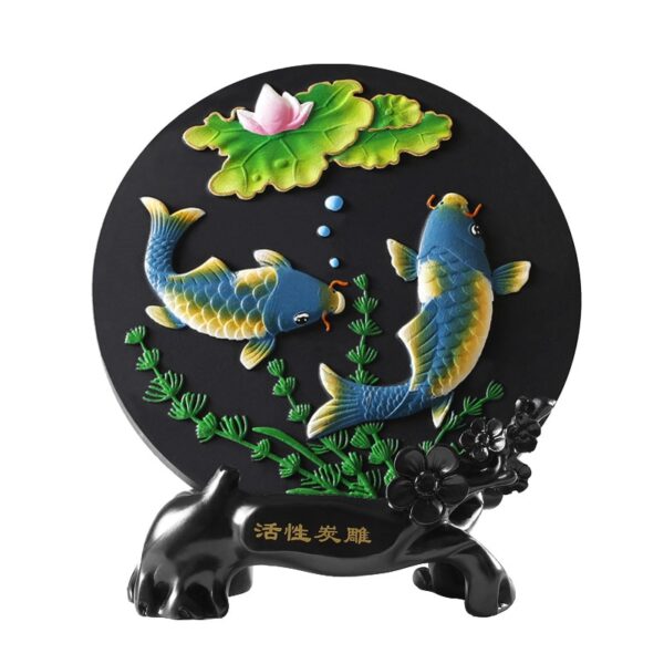 تمثال لوحة السمك الصيني التقليدي ديكور و اكسسوارات