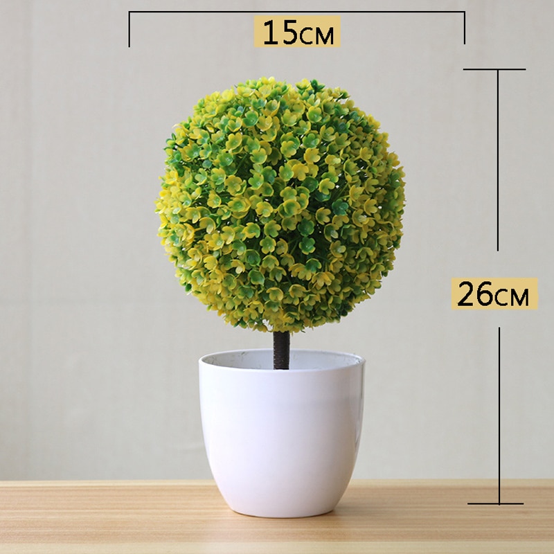 Pine Tree Simulation Flower Artificial Plant Bonsai Fake Green Pot Plants Ornaments Home Decor Craft