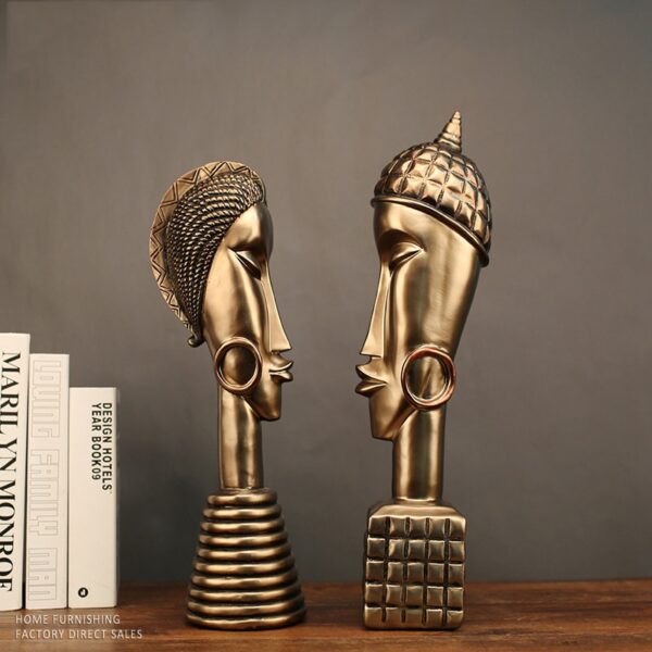 تماثيل و اكسسوارات القارة الافريقية التقليدية اكسسوارات منزلية