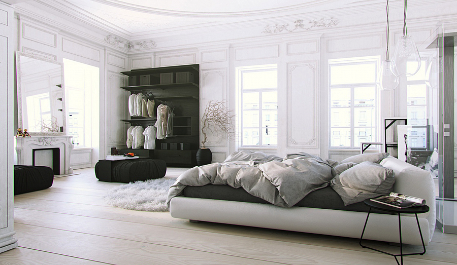 تصميم غرفة نوم مع أثاث أبيض - صورة 4