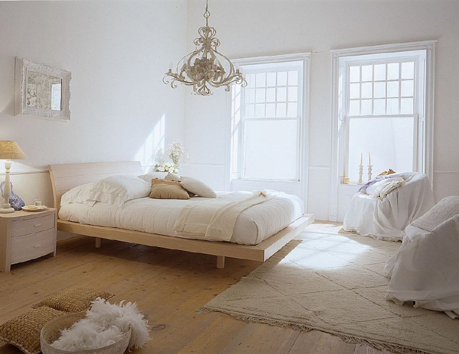 تصميم غرفة نوم مع أثاث أبيض - صورة 6