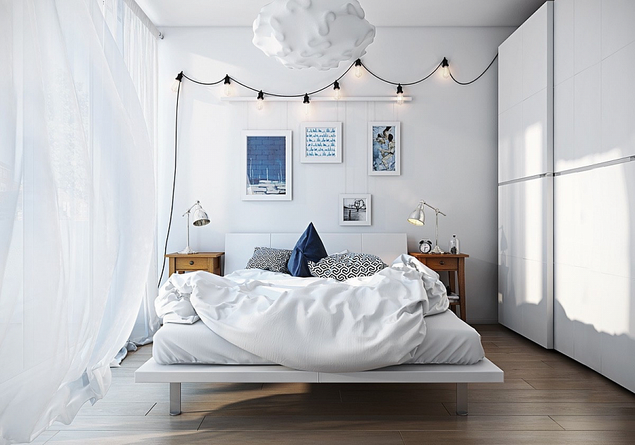 تصميم غرفة نوم مع أثاث أبيض - صورة 7