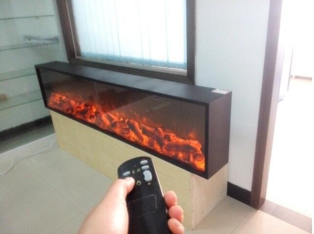 250cm length led light Embedded electric fireplace no heat