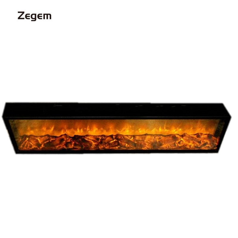 250cm length led light Embedded electric fireplace no heat