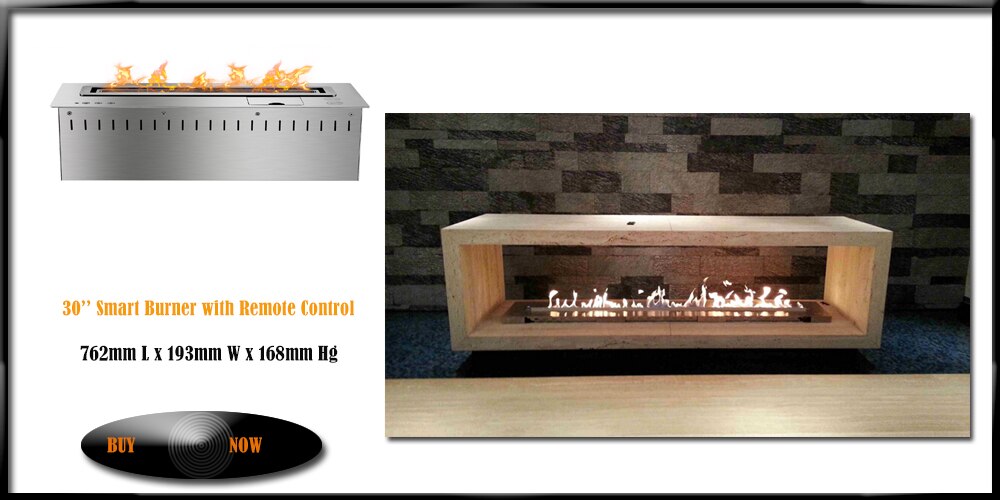 Inno living fire 36 inch electric fireplace insert with remote control