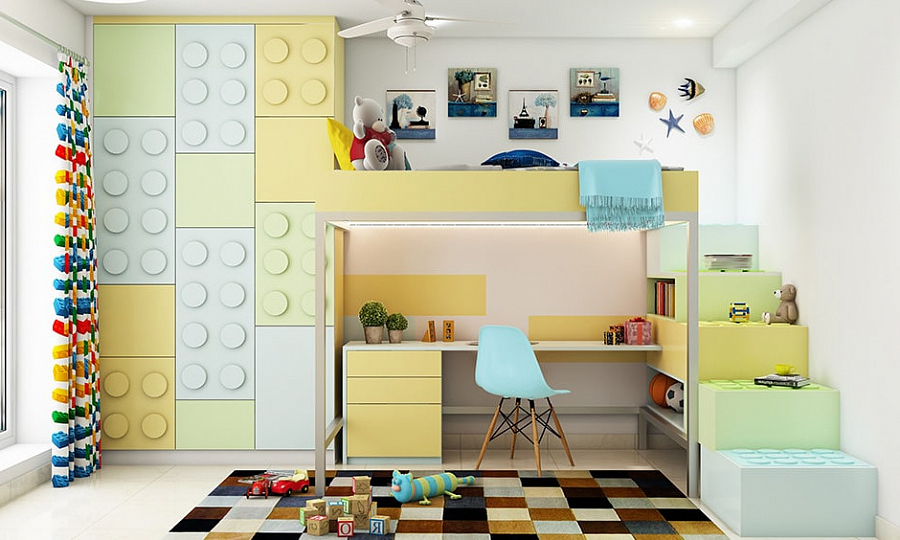 التصميم الداخلي لغرفة الأطفال – أفكار مثيرة للاهتمام لتصميم وترتيب غرفة نوم الطفل