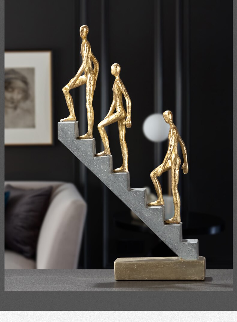 [MGT]Nordic Creative Art Character Statue Resin Decoration Modern Personality Home Living Room Decoration