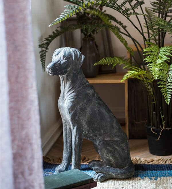 تمثال الكلب روبي التراثي اكسسوارات منزلية