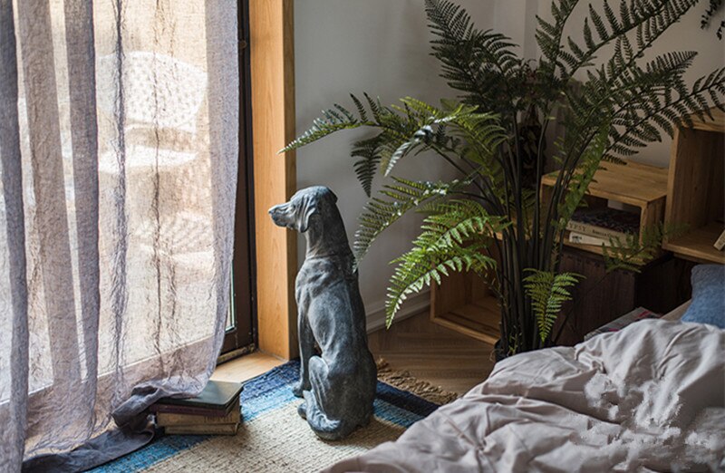 [MGT] European Creative resin sculpture Labrador Simulation dog home garden decoration crafts living room decoration statues