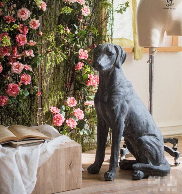 تمثال الكلب روبي التراثي اكسسوارات منزلية
