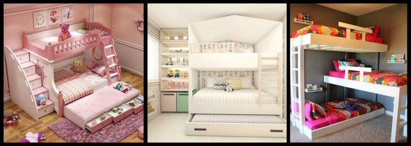 Arranging and designing small and narrow children's rooms