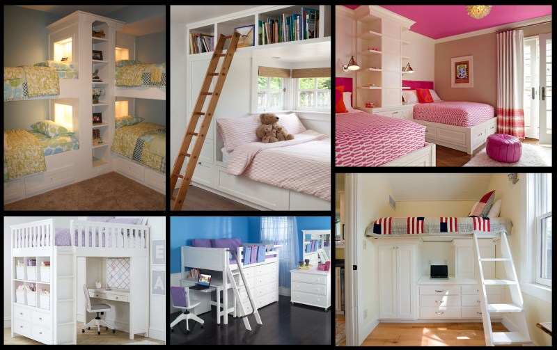 Arranging and designing small and narrow children's rooms