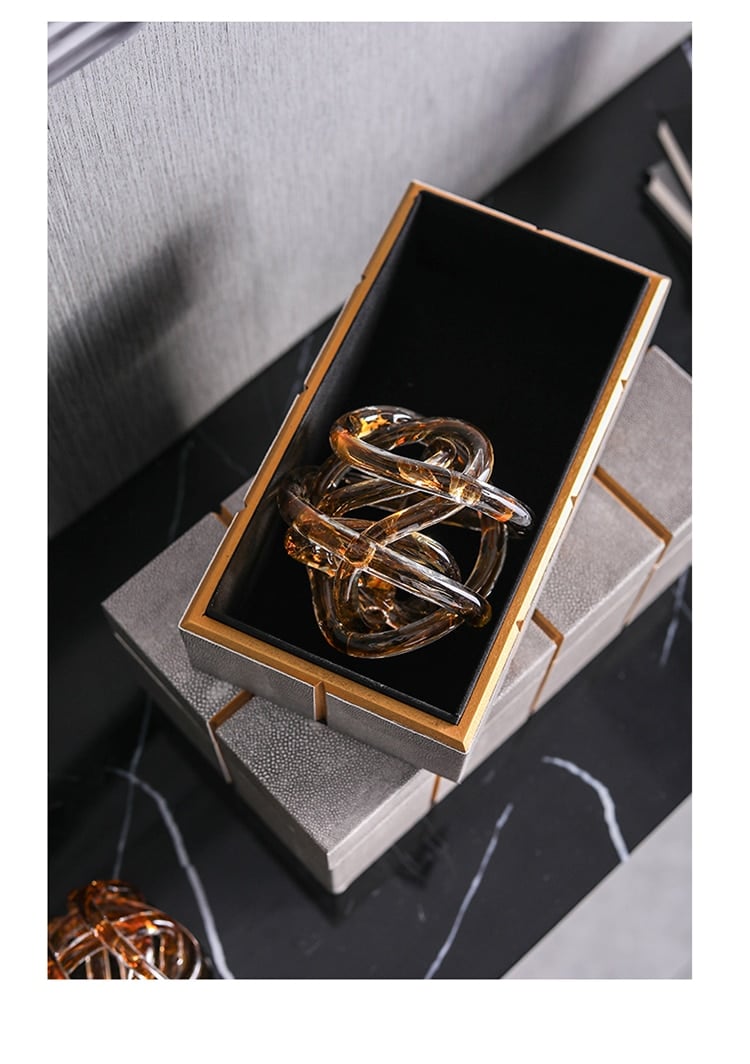 Modern Home Decoration Jewelry Box Soft Decoration Accessories Ornament Living Room Bedroom Dressing Table Decoration Box