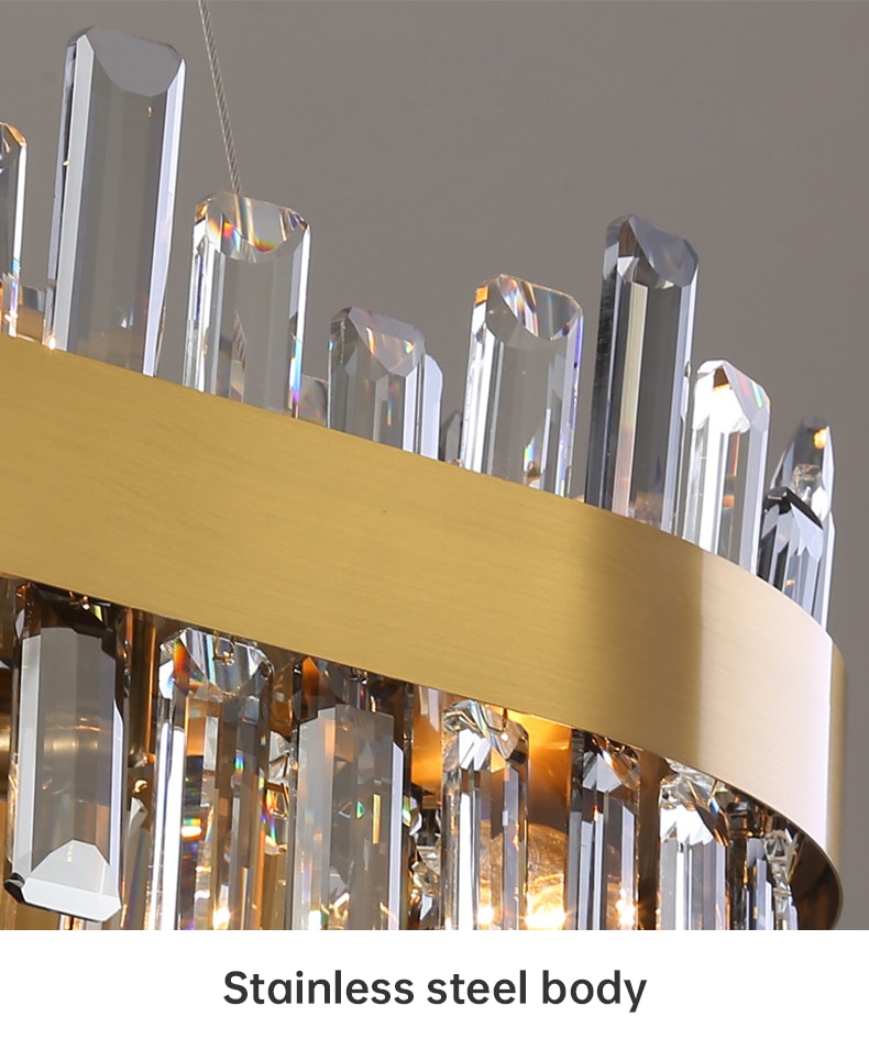 modern crystal chandelier lighting brass gold luxury restaurant atmosphere ceiling for Light home luxury villa lustre