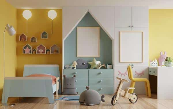 ألوان وتصميمات عصرية لغرف نوم الأطفال