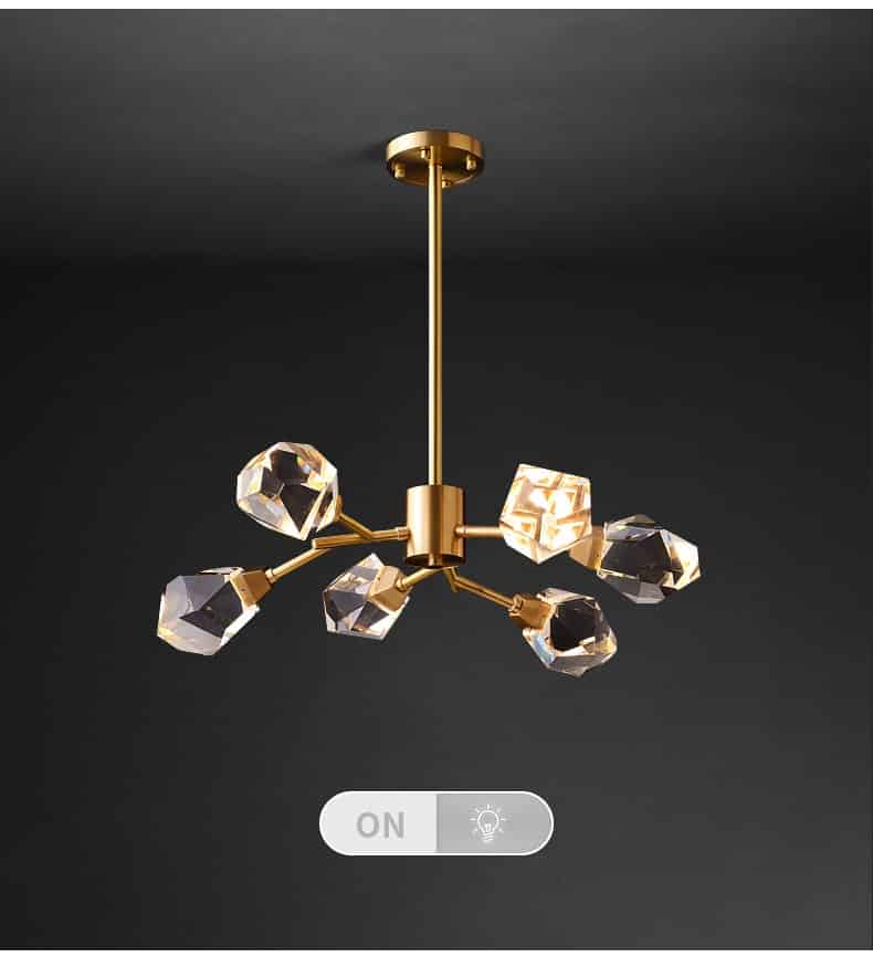 modern chandelier lighting for living room nordic aluminum chain round Chandeliers loft led indoor lighting home decoration