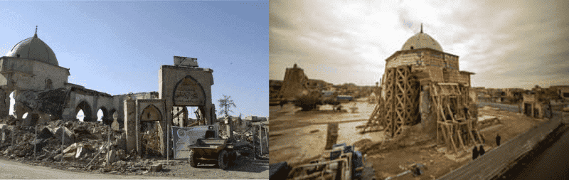 فريق مصري يفوز بمسابقة إعادة إعمار مجمع النوري - المسجد قبل ترميمه