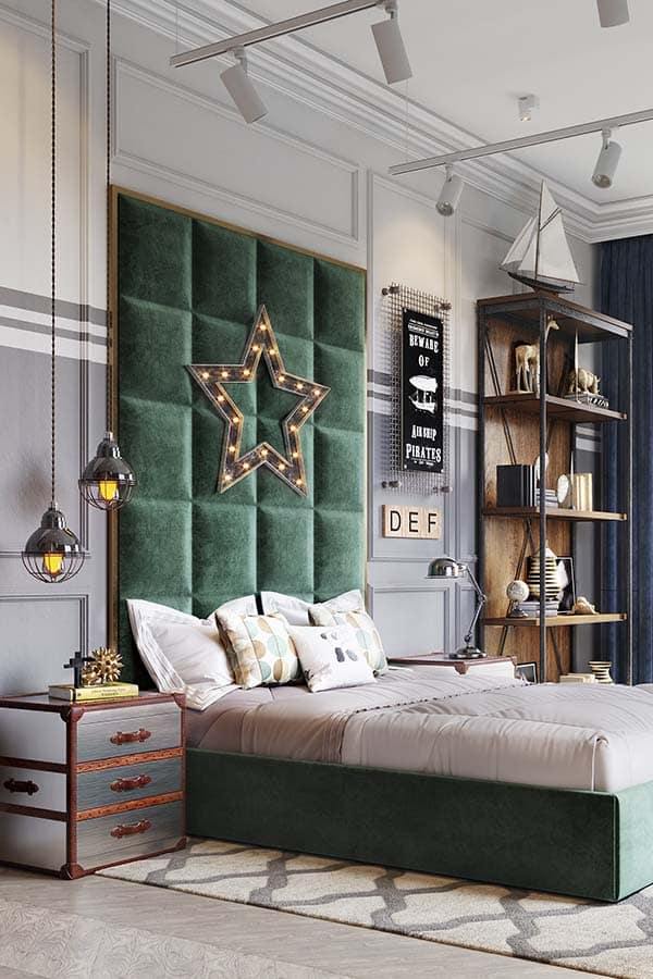 تجمع تصاميم غرف النوم الحديثة بين التصميم الحديث والكلاسيكي