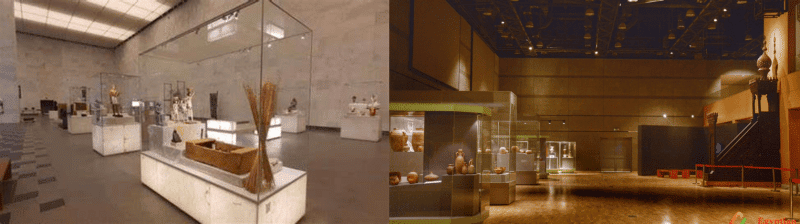 - متحف الحضارة بالفسطاط - الصالات الداخلية