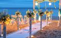 إضاءة حفلات الزفاف على الشاطئ